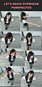 #绘画素材#人体透视动态参考  来自CG美术人网 - 微博