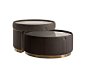 Round coffee table for living room AUGUSTA | Coffee table for living room by VOLPI