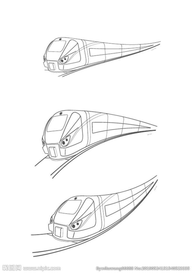 地铁怎么画画法图片