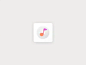 Music Animation icon ux ue shanghai gui ui sketch ps ae gif dribble