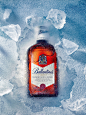 Ballantines Whiskey Product Advertising photography