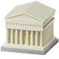 Parthenon 3D Icon