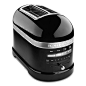 Amazon.com: KitchenAid KMT2203OB Onyx Black 2-Slice Pro Line Toaster: Kitchen & Dining