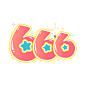 666卡通可爱涂鸦