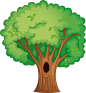 小树 卡通小树抽象大树PNG免抠图片