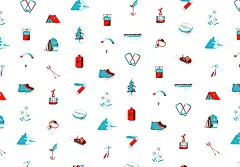 Tom Haugomat on Behance#插画##海报##排版##视角##配色##icon##户外##探险##冒险##运动##光影#