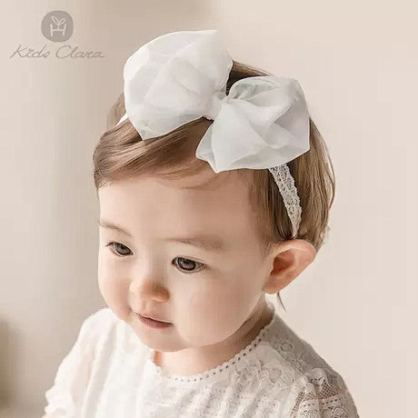 韩国进口女宝宝发带0-12个月女婴儿发带...