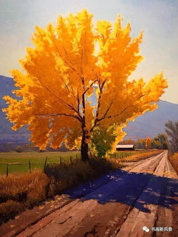 这些绝美的树，是美国著名的犹他州风景画家...