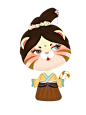 虎妞 生肖虎 虎年美人 卡通 虎年元旦
