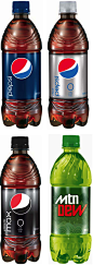 pepsi bottles large 百事可乐更换品牌形象和包装设计#采集大赛#