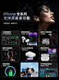 蓝牙耳机无线2023新款降噪华强北五代pro2适用苹果iphone旗舰正品-tmall.com天猫
