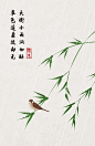 雨水 古诗词 石家小鬼原创中国风二十四节气插画，商用请联系邮箱shijiaxiaogui@qq.com，未经允许严禁商用。