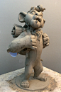 Lion Clay Sculpture / 2015, Tomek Radziewicz : Lion Clay Sculpture 2015. 