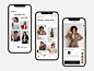 E-commerce - Mobile App Design app design e-commerce e-commerce app e-commerce design ecommerce ecommerce app fashion app ilias mobile app mobile app design mobile design mobile ui online store onlineshop project shop shopping shopping app ui designer
