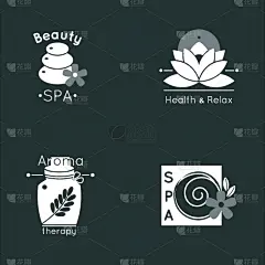 品牌名称,发型屋,四个物体,数码图形,熏衣草,商务,卷着的,放松,设计