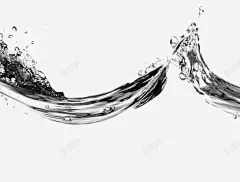 流水水墨 创意素材