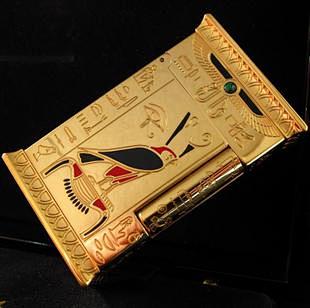 原装正品2004年限量版都彭法老王打火机售出供欣赏淘宝网