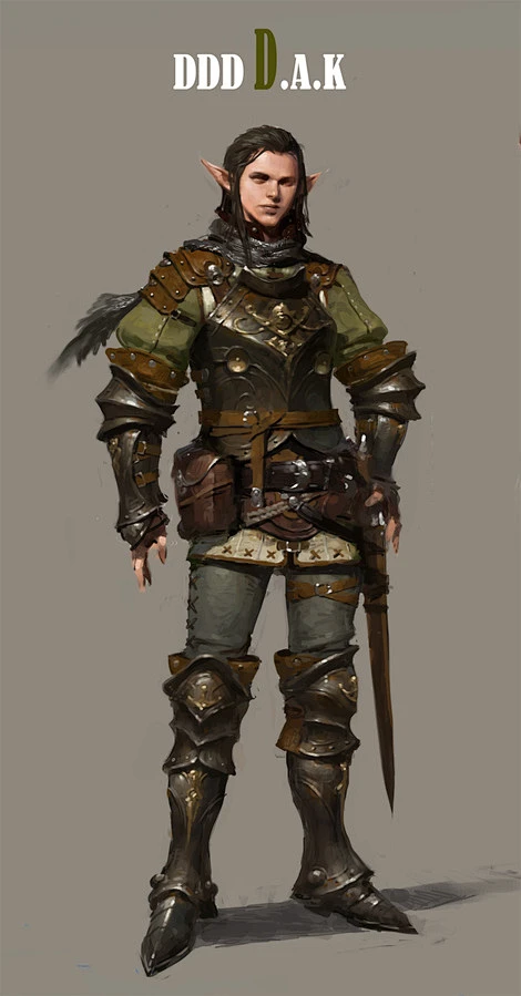 Elf Warrior图片_中世纪奇幻 dnd 龙与地下城图片素材-花瓣网