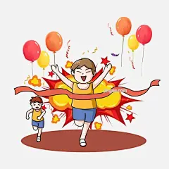 赛跑冲刺庆祝卡通全民健身插画图片大小2000x2000px 图片尺寸903.57 KB 来自PNG搜索网 pngss.com 免费免扣png素材下载！冲浪#打高尔夫#打篮球#打排球#加油#卡通手绘#跳绳#
