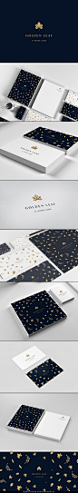 #branding Golden Leaf by Daniel Lasso on behance : http://www.behance.net/gallery/Golden-Leaf/13654323