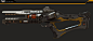 RGX Rail Gun, Manish Jangid : Modelling in Maya and Rendered in Keyshot, then Composited in Photoshop.
 Concept Art by Paul Dave Malla