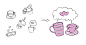 sketches and icons set for the web UI