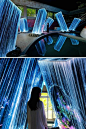 Japanese art and tech studio teamLab’s newest installation transforms old bath house ruins with projected, nature-inspired artwork.