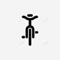 自行车骑行馅饼图标 标志 UI图标 设计图片 免费下载 页面网页 平面电商 创意素材