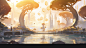 A_fantasy_scene_with_trees_and_ponds_spatial_concept_art_th_4d35c4ed-9ca6-4a34-8155-825893fb567f.png (1456×816)