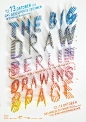 The Big Draw Berlin 2012 poster 海报 平面 排版 poster layout【之所以灵感库】