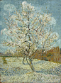 粉红色的桃花树 - The pink peach tree——文森特·梵高 - vincent van gogh