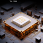 acbrra9z_An_electronic_chip_white_and_gold