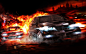 Pontiac Wheelman cars explosions police cars wallpaper (#474118) / Wallbase.cc