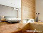 木质搭配现代简约客厅装修图—土拨鼠装饰设计门户
