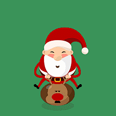 圣诞老人_可爱_搞笑_萌萌哒_跳舞GIF动态图_表情包-SOOGIF