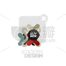 几何形状,标签,图标,扁平化设计,十字形,紧迫,周末活动,商务,折纸工艺,安全