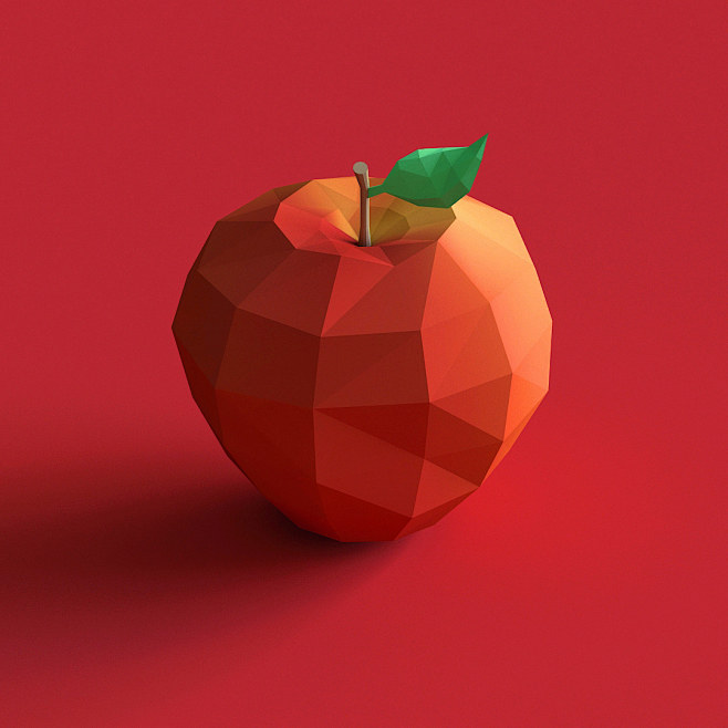 Lowpoly Apple