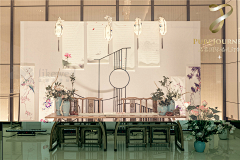 吕冬华_Olivia采集到中国风美陈布展