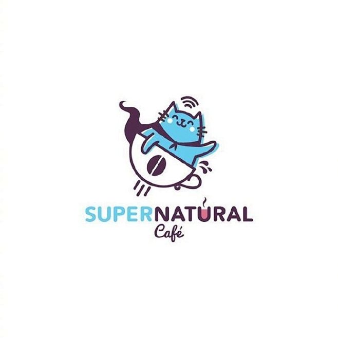猫为元素的LOGO设计 ​​​​