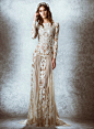 Zuhair Murad 2015 秋冬婚纱系列，空灵性感。
