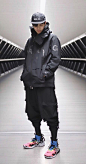 Baggy Cargo joggers. Clp techwear