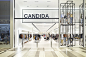 Candida Store by Christopher Ward Studio, Foggia Mall Design, Retail Design, Visual Merchandising, Mall Stores, Shopping Mall, Christopher Ward, Fast Fashion Brands, Reggio Emilia, Design Furniture