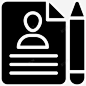 简历撰写个人简历简历图标 素质 icon 标识 标志 UI图标 设计图片 免费下载 页面网页 平面电商 创意素材