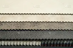 室内装饰织物样本。家具内饰用的织物