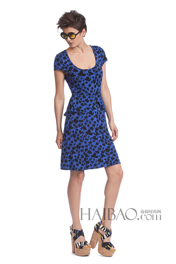 图睿智妩媚的超女性化时代翠西瑞斯tracyreese2014早春度假系列女装第