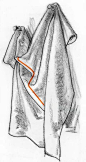 How to draw folds in clothing -