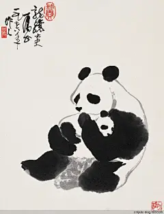 吴作人书画作品