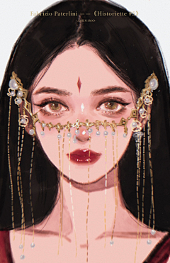 小青爺采集到A   女头像~【画】