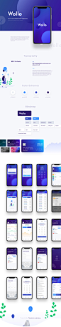 Wollo - Cryptocurrency Smart Wallet iOS App for iPhoneX