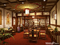 中式古典餐厅装修图—土拨鼠装饰设计门户